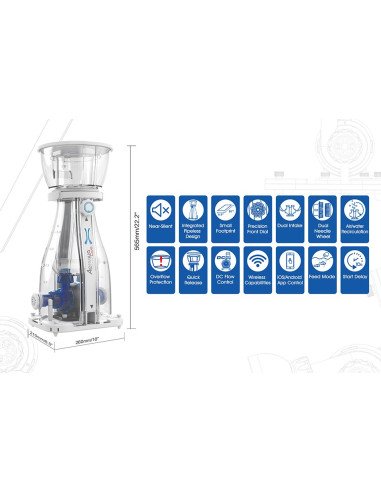 AERAQUA DUO SCHIUMATOIO 40W 400-1700L MAXSPECT