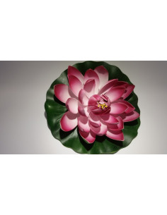 FIORE DI LOTO PORPORA 28 CM