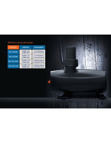 POMPA DI RISALITA DC 100W 10.000L/H MAXSPECT SERIE JUMP