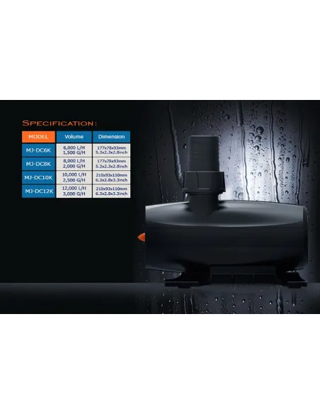 POMPA DI RISALITA DC 100W 10.000L/H MAXSPECT SERIE JUMP