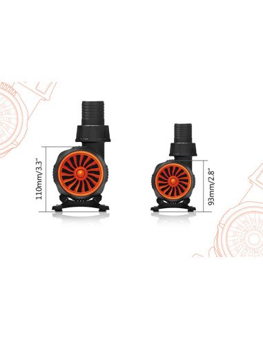 POMPA DI RISALITA DC 100W 10.000L/H MAXSPECT SERIE JUMP