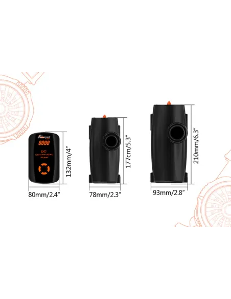 POMPA DI RISALITA DC 120W 12.000L/H MAXSPECT SERIE JUMP