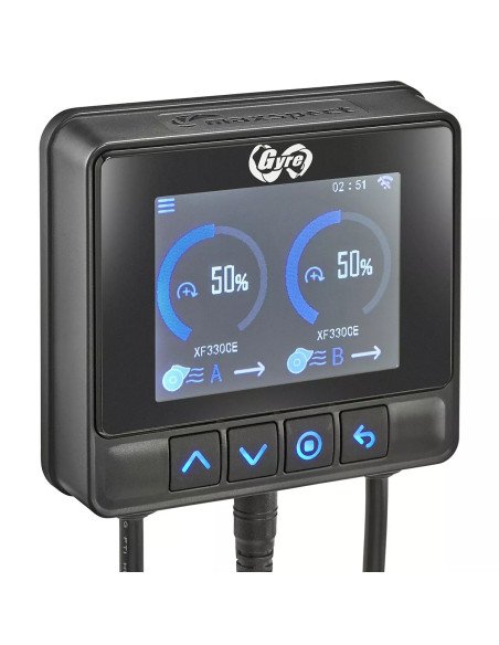 XF350CE DOUBLE GYRE KIT 2 POMPE 5-52W + CONTROLLER + ALIMENTATORE MAXSPECT ***CLOUD EDITION***