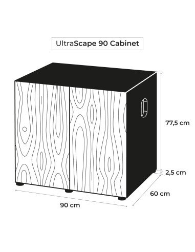 Supporto Aquael UltraScape 90 Forest | Mobile Design per Acquario