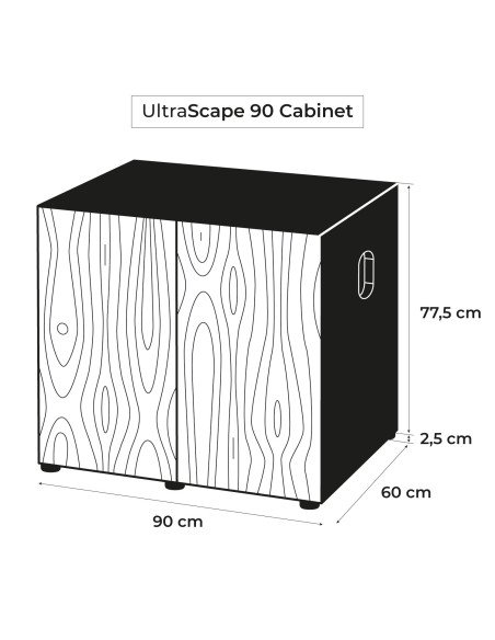 Supporto Aquael UltraScape 90 Forest | Mobile Design per Acquario