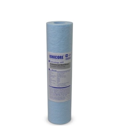 Ionicore Blue cartuccia Polipropilene soffiato antibatterico 10" - 5 micron