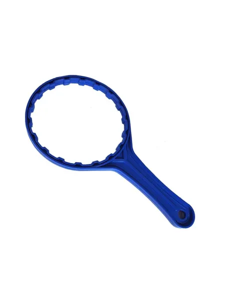 Kit filtrazione completo contenitore standard 3 pezzi 10" IN-OUT 1" trasparente