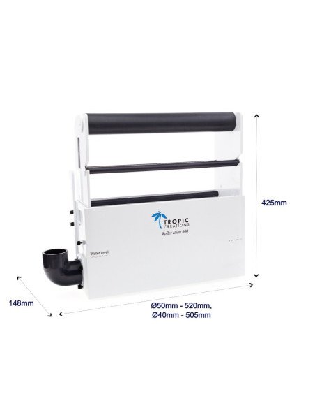ROLLER CLEAN 400 FILTRO A RULLO AVVOLGIBILE AUTOMATICO 18000 L/H INTERNO SUMP