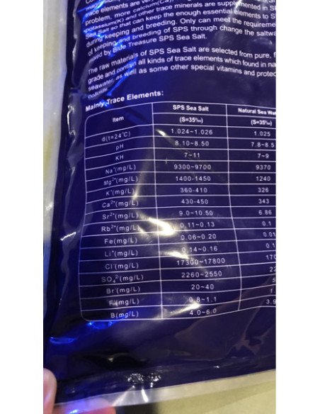 Sale Blue Treasure SPS Reef 20kg (-25% Sconto) | Aqua-E