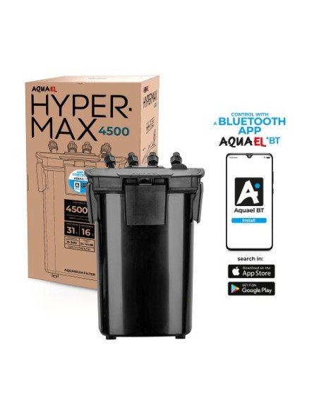 HYPERMAX 4500 BT FILTRO ESTERNO con App Control Bluetooth 200 - 1500 L AQUAEL