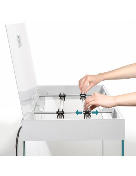 Acquario AQUAEL OptiSet 125 Bianco 125L | Vetro Optiwhite