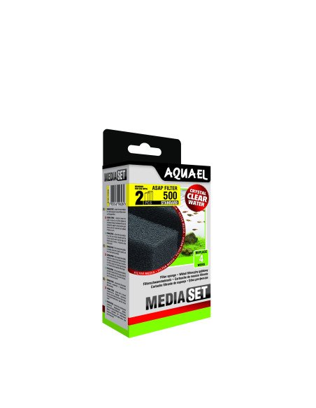 SPUGNA FILTRO ASAP 500 2 PZ AQUAEL