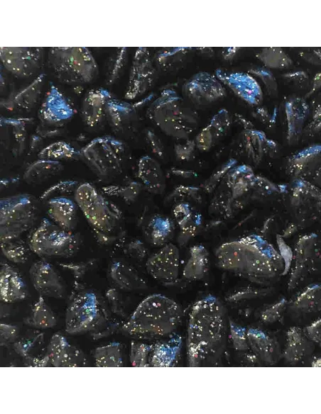 GHIAIETTO 3-5MM / 2KG NERO MACULATO OCEANMAX